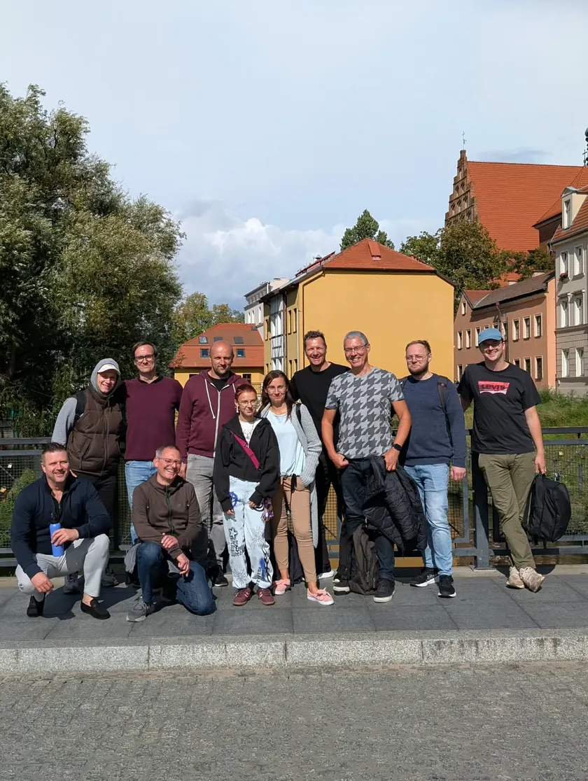 Grupa na wycieczce z Projektem Zabytek w Bydgoszczy